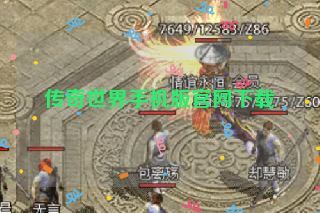 传奇世界手机版官网下载