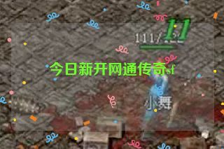 今日新开网通传奇sf 今日新开网通传奇sf