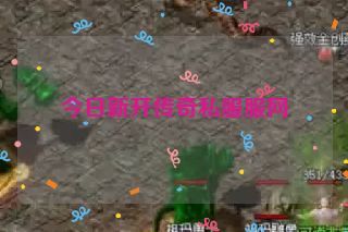 今日新开传奇私服服网