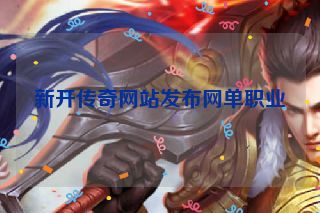 新开传奇网站发布网单职业