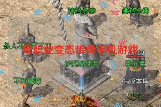 单职业变态传奇手机游戏 单职业变态传奇手机游戏