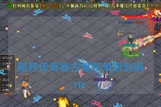 新开传奇复古爆装单职业满VIP
