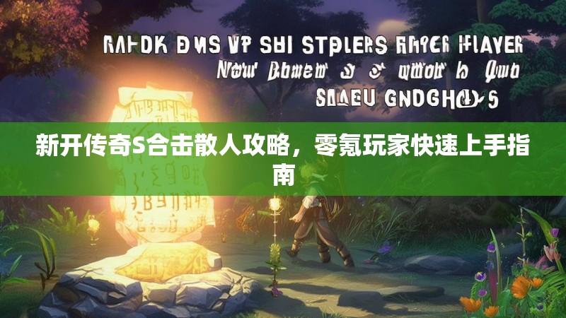 新开传奇S合击散人攻略,零氪玩家快速上手指南 新开传奇S合击散人攻略,零氪玩家快速上手指南