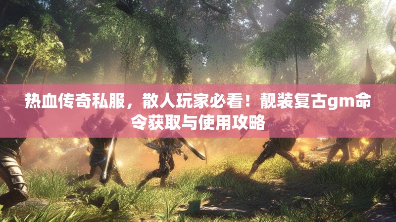 热血传奇私服，散人玩家必看！靓装复古gm命令获取与使用攻略