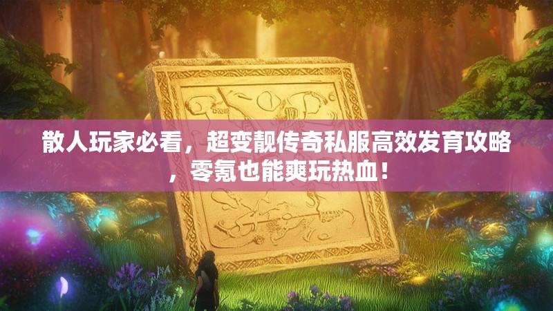 散人玩家必看，超变靓传奇私服高效发育攻略，零氪也能爽玩热血！