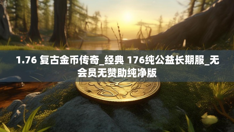1.76 复古金币传奇_经典 176纯公益长期服_无会员无赞助纯净版