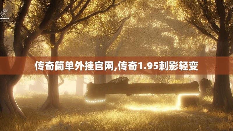 传奇简单外挂官网,传奇1.95刺影轻变