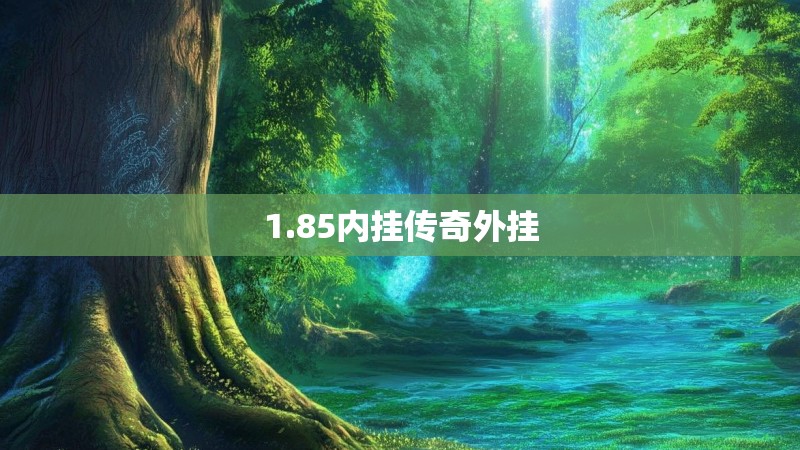 1.85内挂传奇外挂