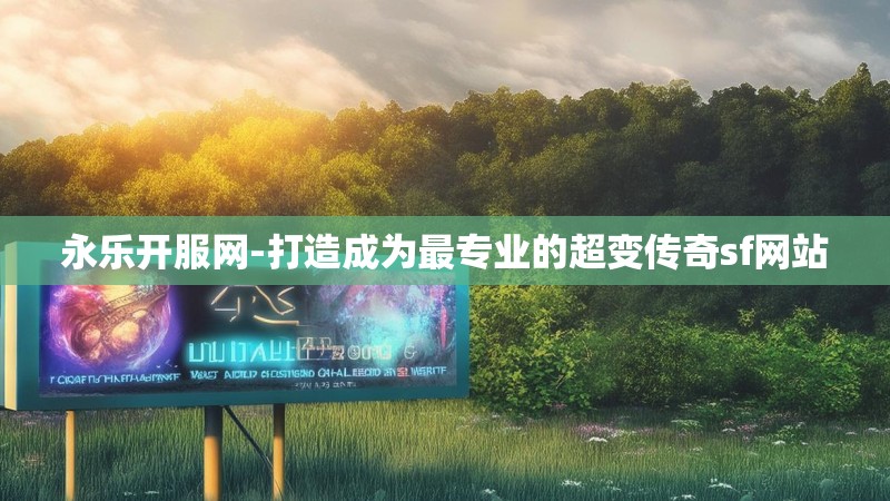 永乐开服网-打造成为最专业的超变传奇sf网站