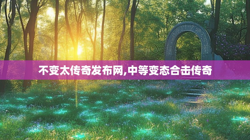 不变太传奇发布网,中等变态合击传奇