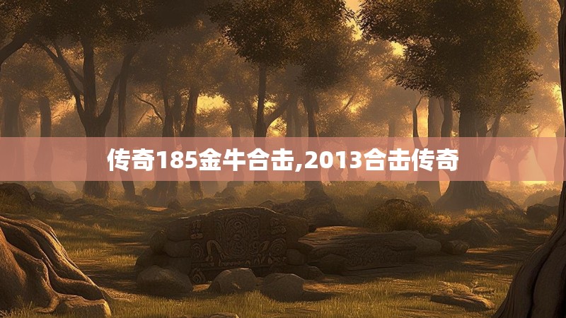 传奇185金牛合击,2013合击传奇