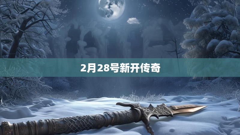 2月28号新开传奇