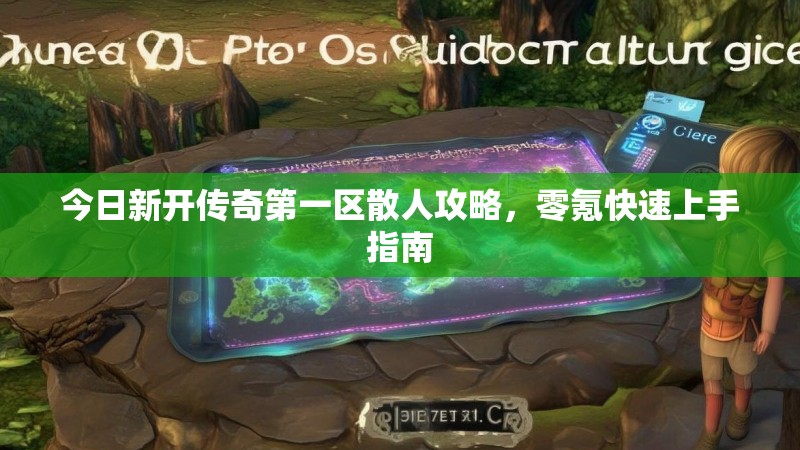 今日新开传奇第一区散人攻略，零氪快速上手指南
