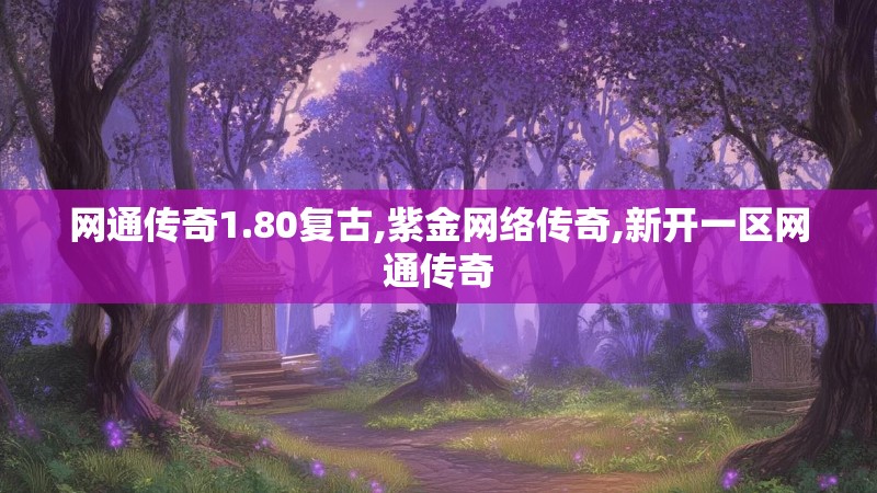 网通传奇1.80复古,紫金网络传奇,新开一区网通传奇