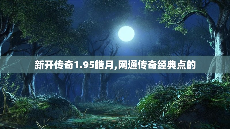 新开传奇1.95皓月,网通传奇经典点的