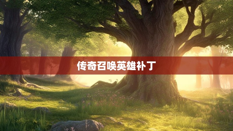 传奇召唤英雄补丁