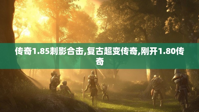 传奇1.85刺影合击,复古超变传奇,刚开1.80传奇