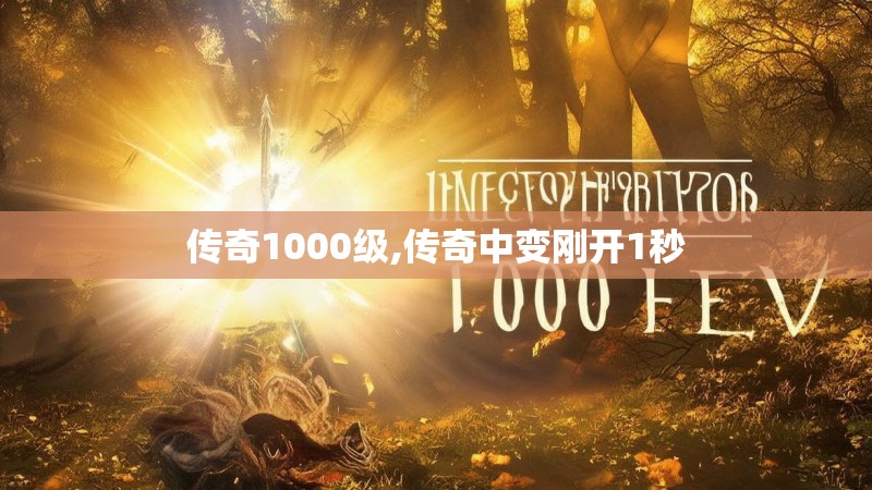 传奇1000级,传奇中变刚开1秒