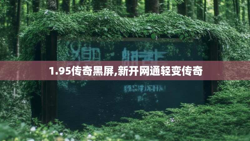 1.95传奇黑屏,新开网通轻变传奇