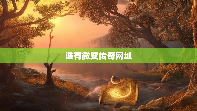 谁有微变传奇网址