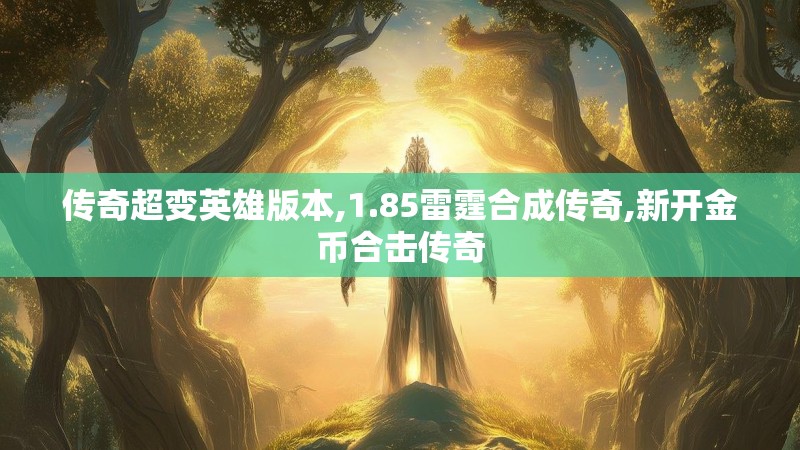 传奇超变英雄版本,1.85雷霆合成传奇,新开金币合击传奇