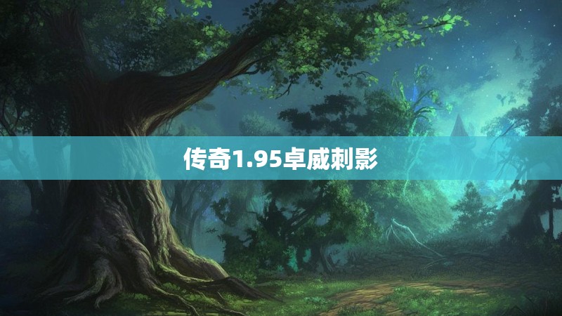 传奇1.95卓威刺影