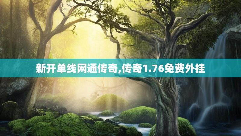 新开单线网通传奇,传奇1.76免费外挂