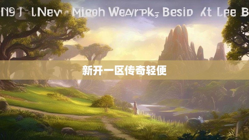 新开一区传奇轻便