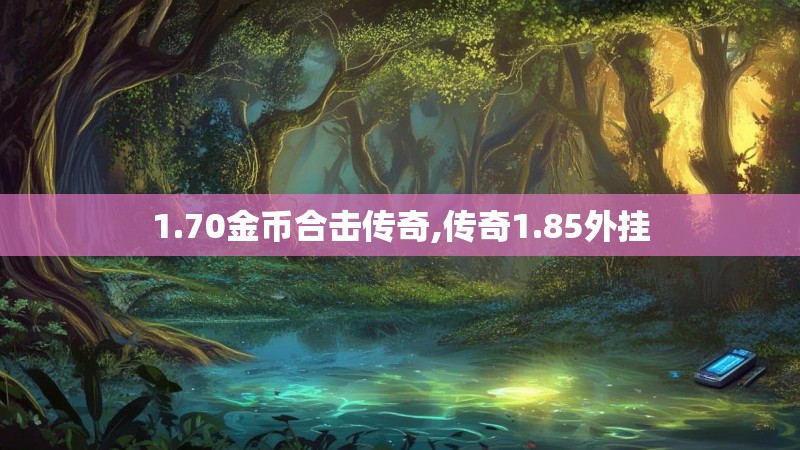 1.70金币合击传奇,传奇1.85外挂