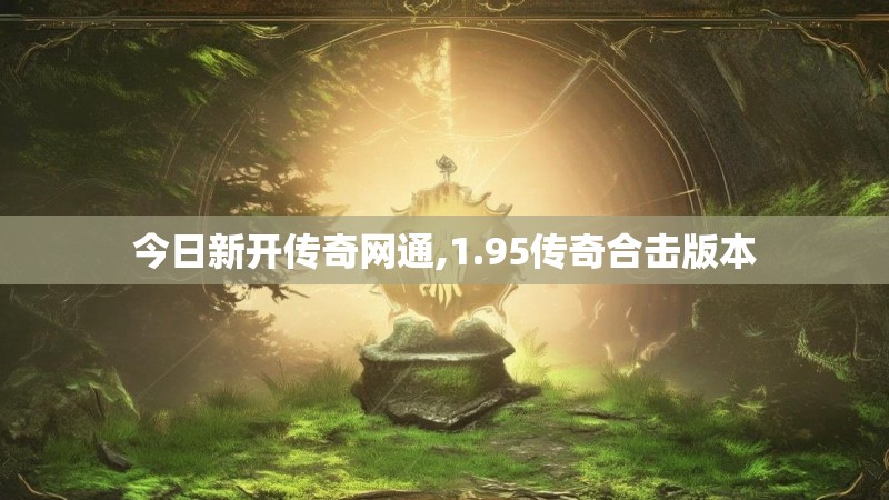 今日新开传奇网通,1.95传奇合击版本