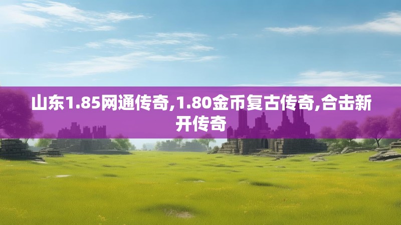 山东1.85网通传奇,1.80金币复古传奇,合击新开传奇 山东1.85网通传奇,1.80金币复古传奇,合击新开传奇