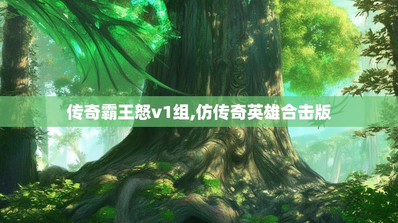 传奇霸王怒v1组,仿传奇英雄合击版
