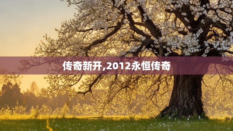 传奇新开,2012永恒传奇