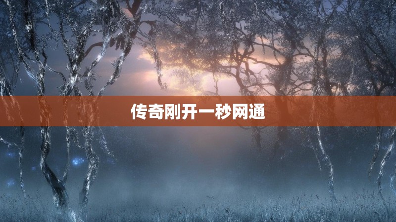 传奇刚开一秒网通