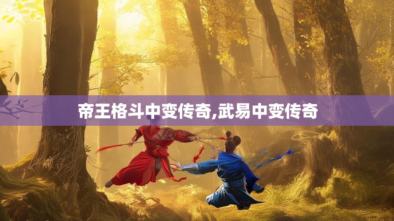帝王格斗中变传奇,武易中变传奇
