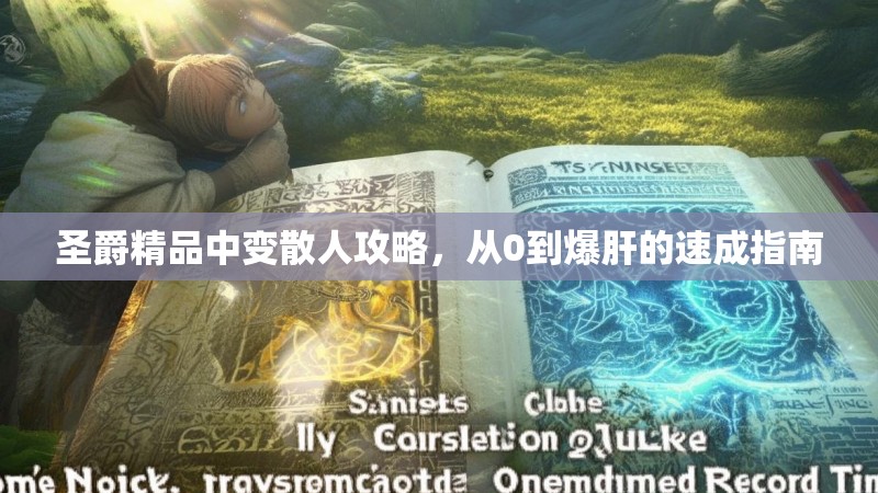 圣爵精品中变散人攻略，从0到爆肝的速成指南