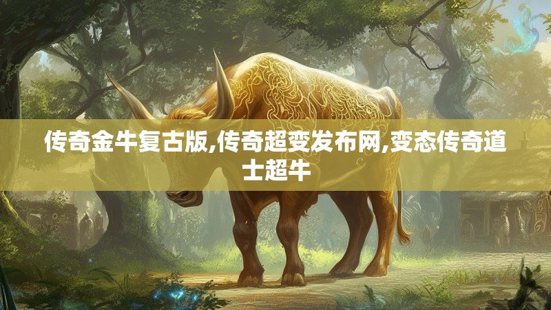 传奇金牛复古版,传奇超变发布网,变态传奇道士超牛
