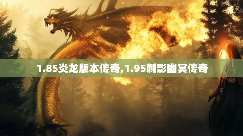 1.85炎龙版本传奇,1.95刺影幽冥传奇