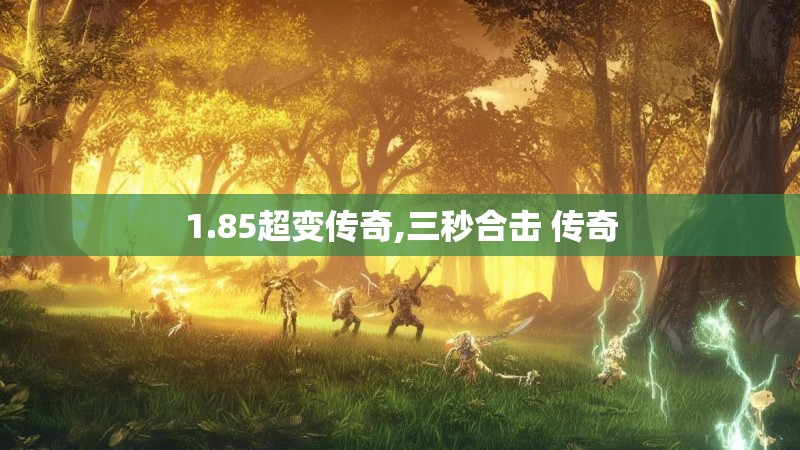 1.85超变传奇,三秒合击 传奇