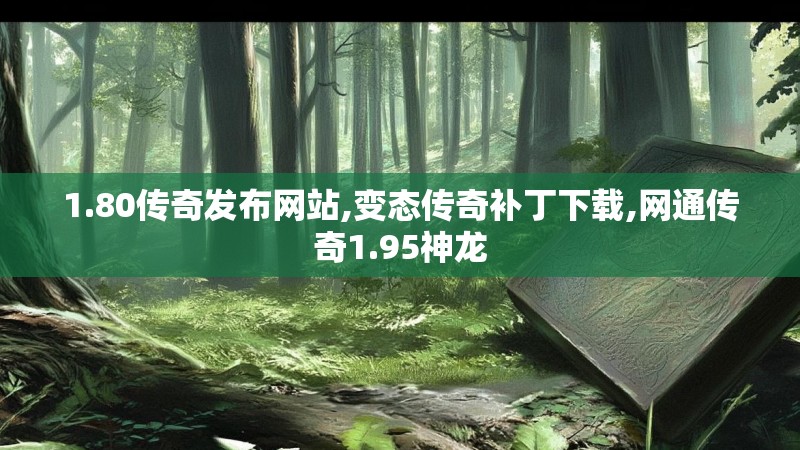 1.80传奇发布网站,变态传奇补丁下载,网通传奇1.95神龙