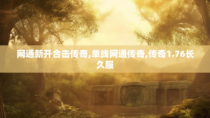 网通新开合击传奇,单线网通传奇,传奇1.76长久服