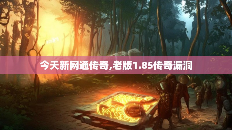 今天新网通传奇,老版1.85传奇漏洞
