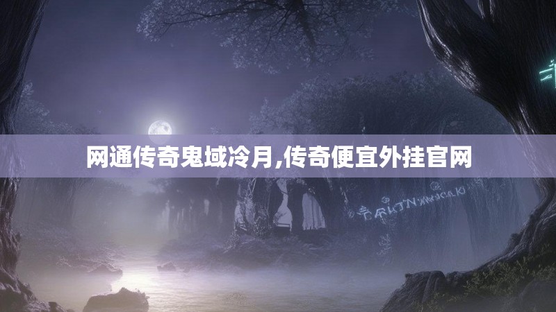 网通传奇鬼域冷月,传奇便宜外挂官网
