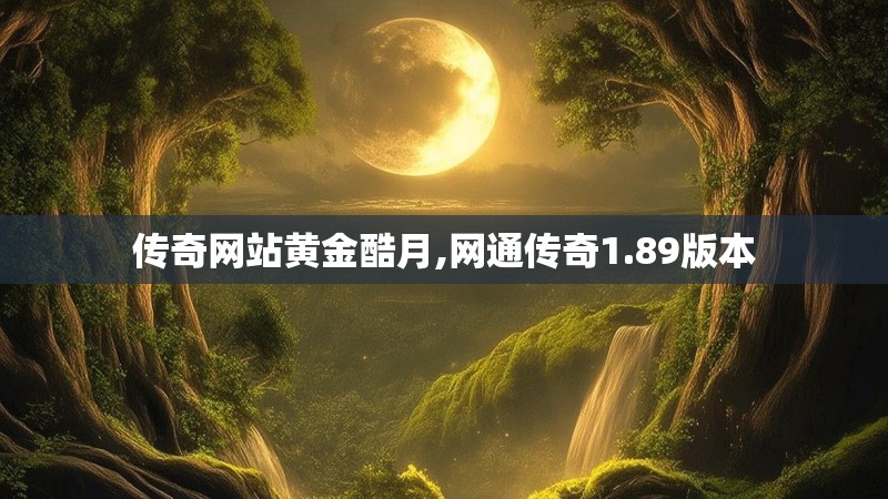 传奇网站黄金酷月,网通传奇1.89版本