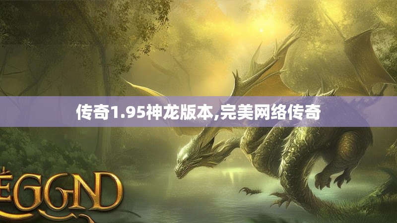 传奇1.95神龙版本,完美网络传奇