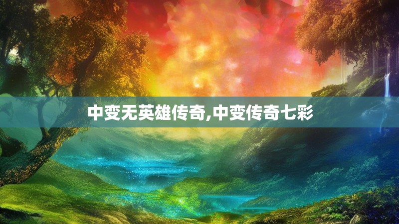 中变无英雄传奇,中变传奇七彩