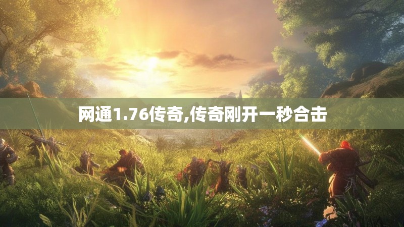 网通1.76传奇,传奇刚开一秒合击