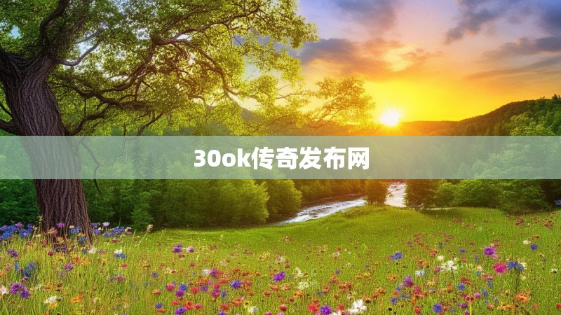 30ok传奇发布网