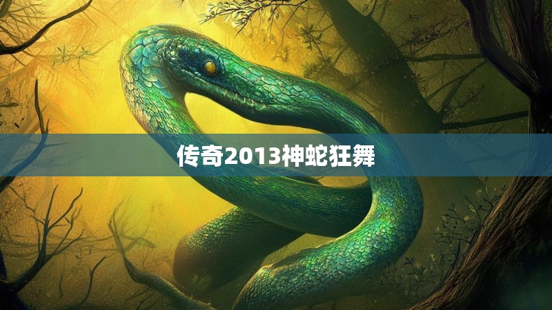 传奇2013神蛇狂舞
