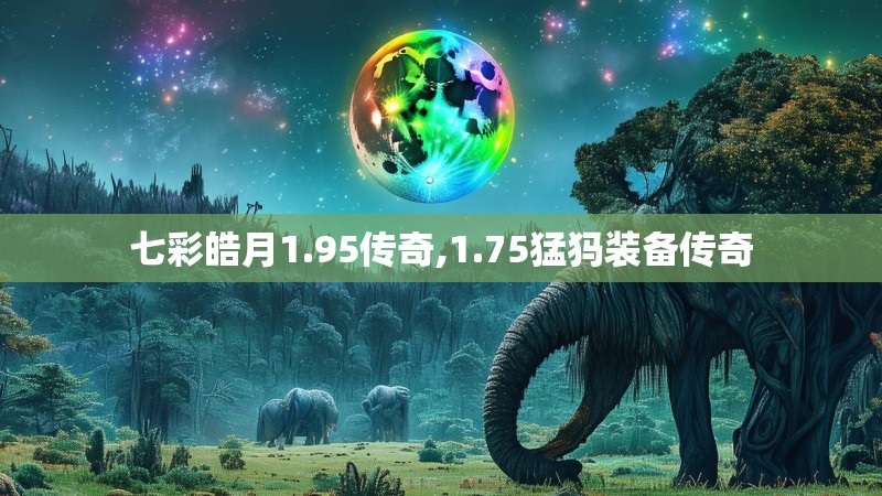七彩皓月1.95传奇,1.75猛犸装备传奇